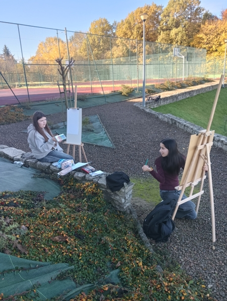 Jesienny Plener Malarski w Szkole Podstawowej nr 2 im. Błogosławionej Salomei w Skale