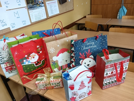 Mikołajki w klasie 7